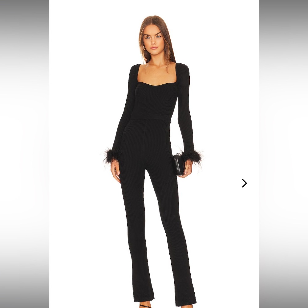 Lovers and Friends EVANA FEATHER JUMPSUIT